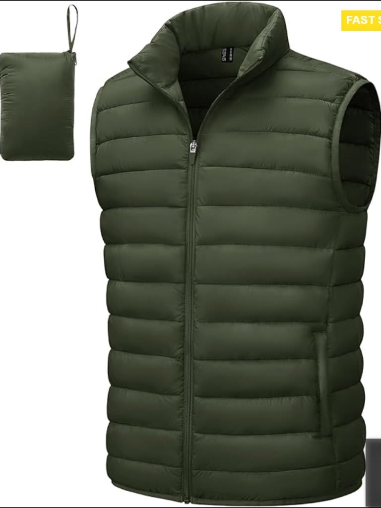 Sleeveless half puff jacket (branded embroidery) - Image 10