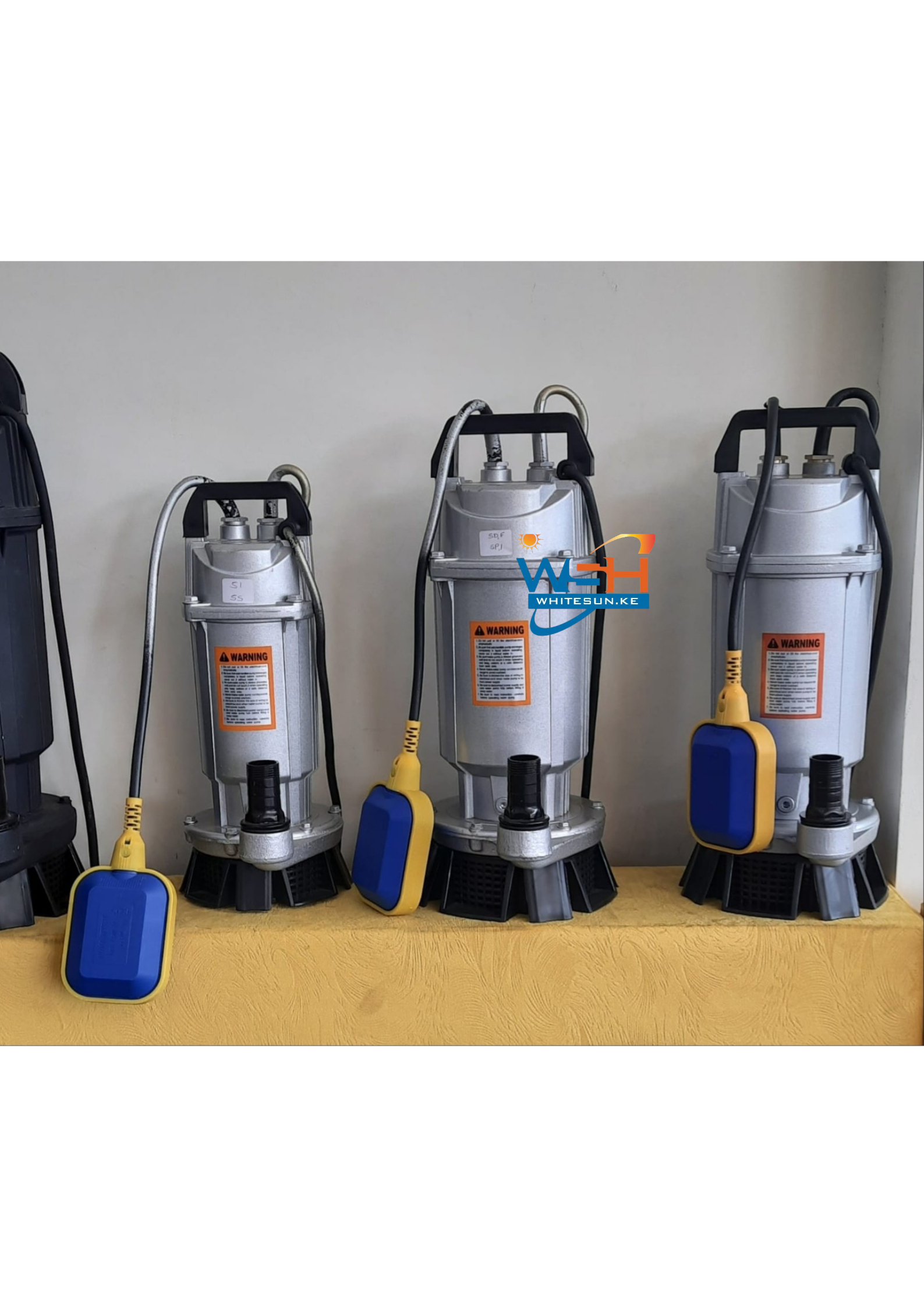 32 Meters 1.0HP 1 Inch Aico Japan Grey Shallow Well Submersible Pump - Image 3