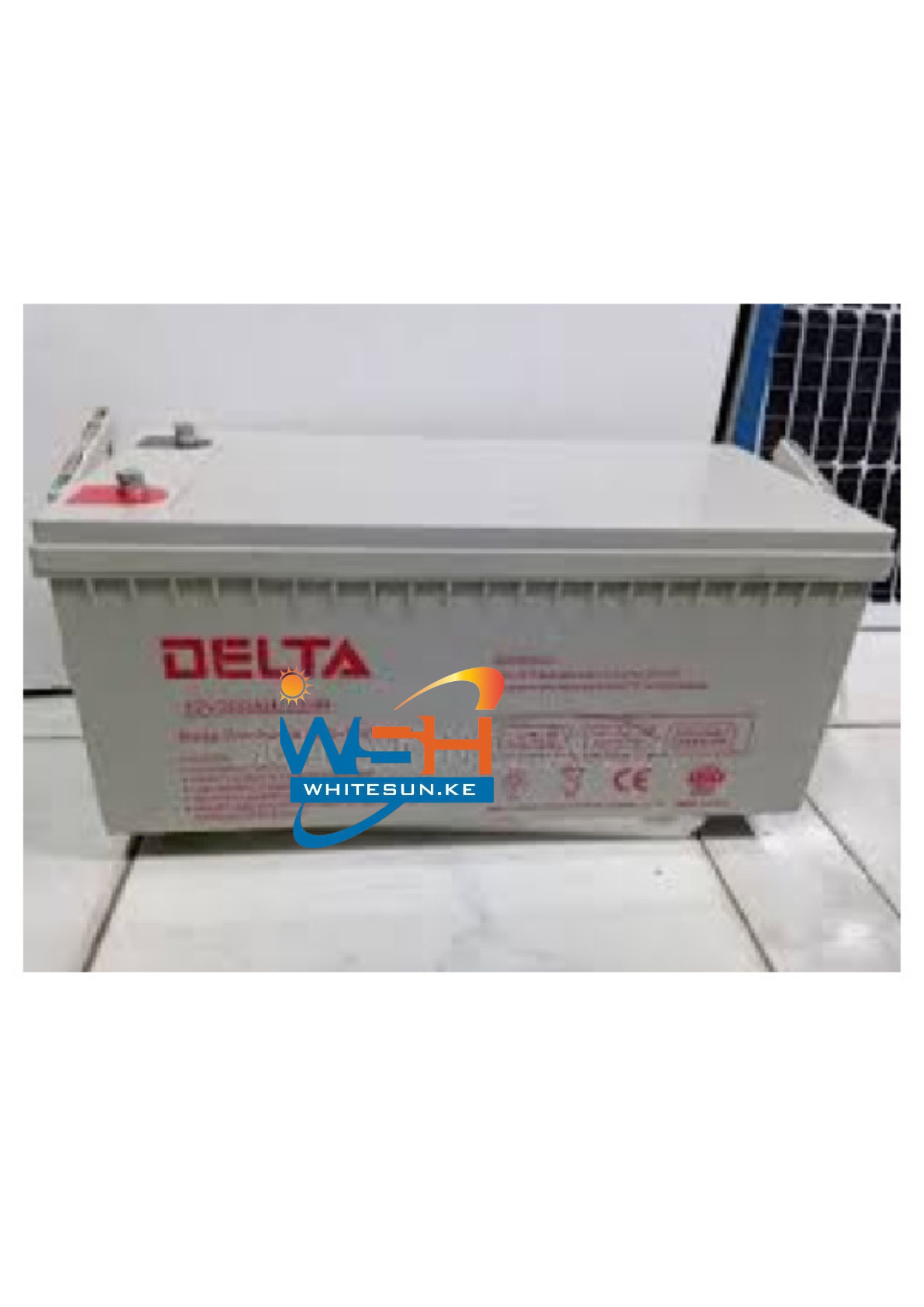 12V 2.3Ah Solar Sealed Maintenance Free Battery, Delta