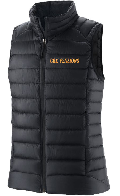 Sleeveless half puff jacket (branded embroidery) - Image 4