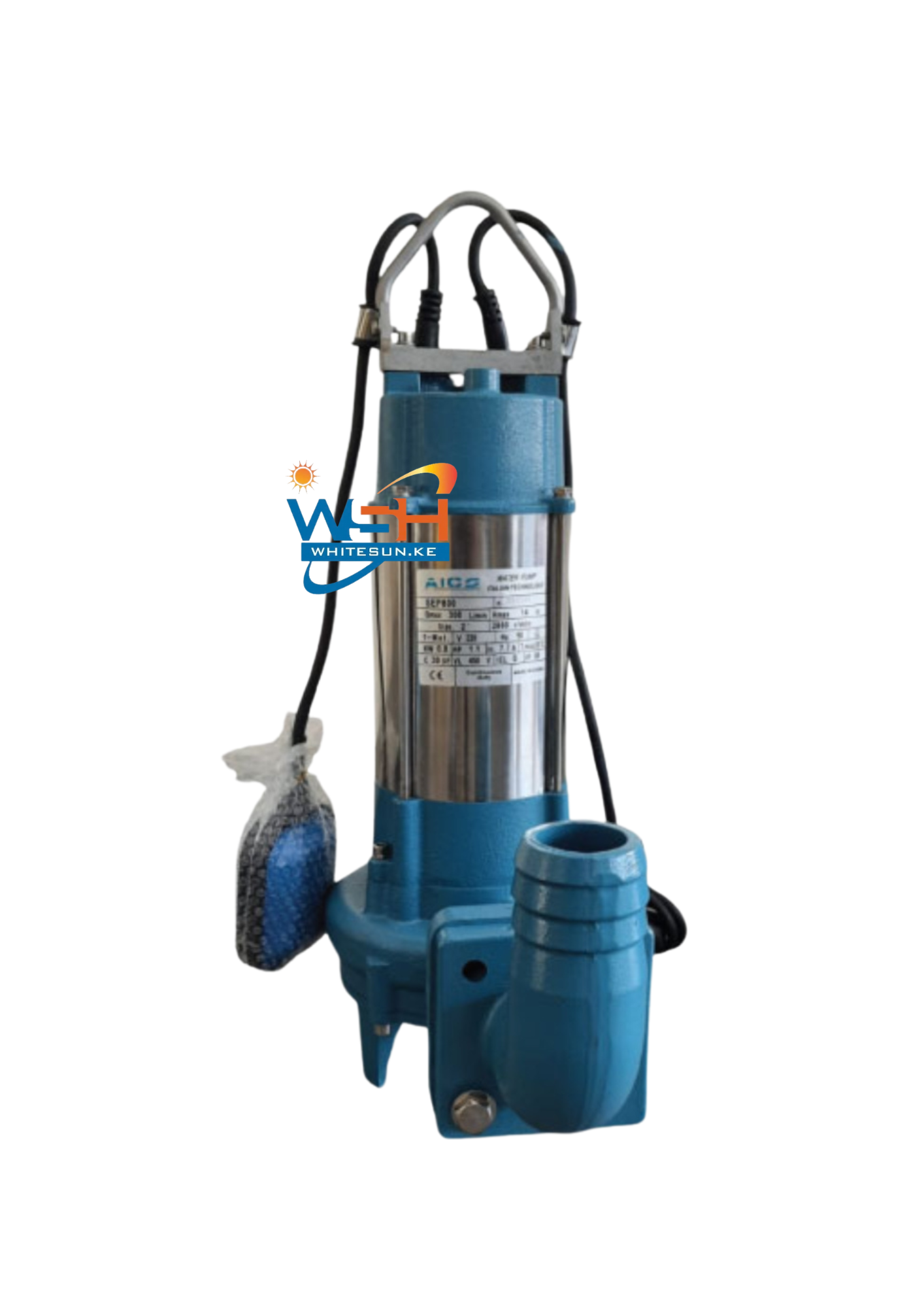 3HP Aico Japan QDX6-50/4-2.2F Shallow Submersible Pump - 50 meters, 2-inch Outlet - Image 2