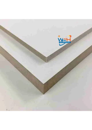 MDF laminated board WHITE 8ft x4ft x18mm