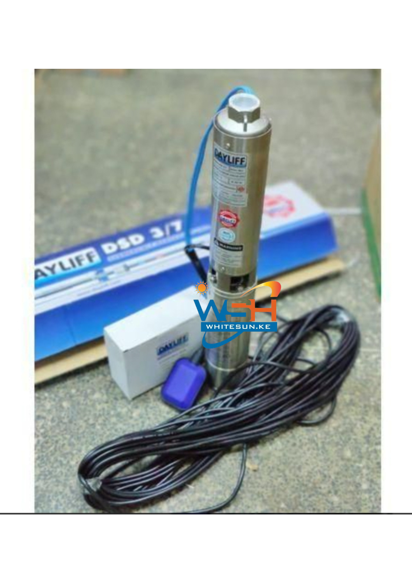 50M Dayliff DSD 3/7 Submersible Well Pump - 0.5HP (premier) - Image 3