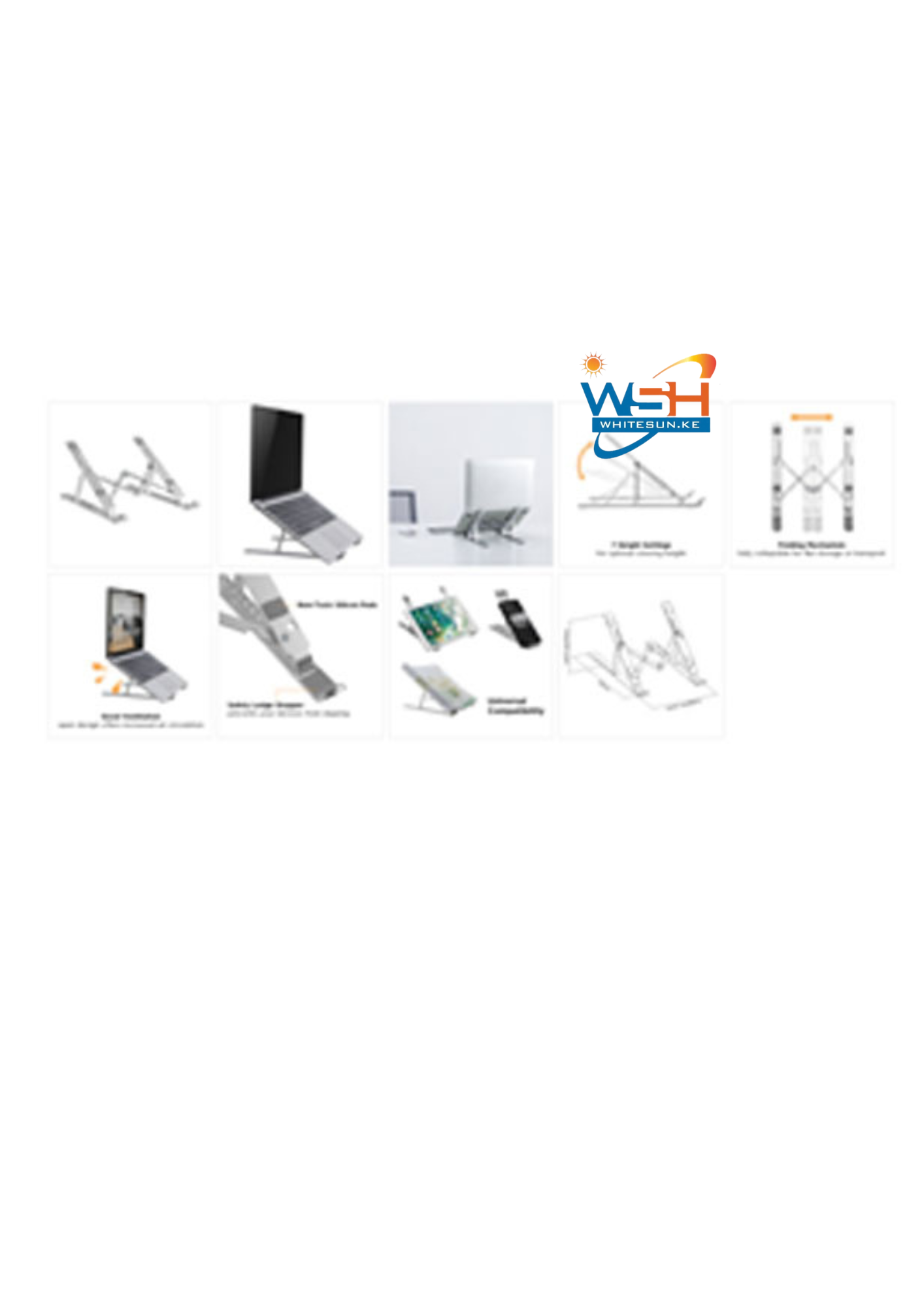 Portable Aluminum Laptop Riser , Lumi - Image 3