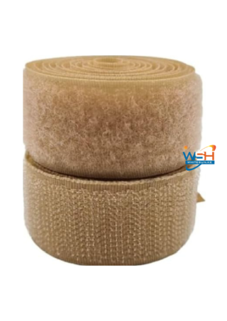 Velcro Hook And Loop, Beige, 50Mm Width, 1M Length, For Both Parts, Self Adhesive...
