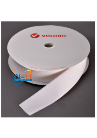 Velcro Hook (Male Side), White, 50Mm Width, Per Roll Of 25M, Self Adhesive By Sticker
