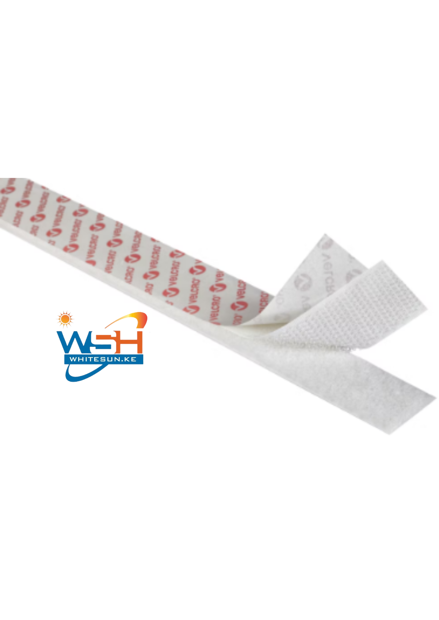 Velcro Hook (Male Side), White, 50Mm Width, Per Metre, Self Adhesive By Sticker