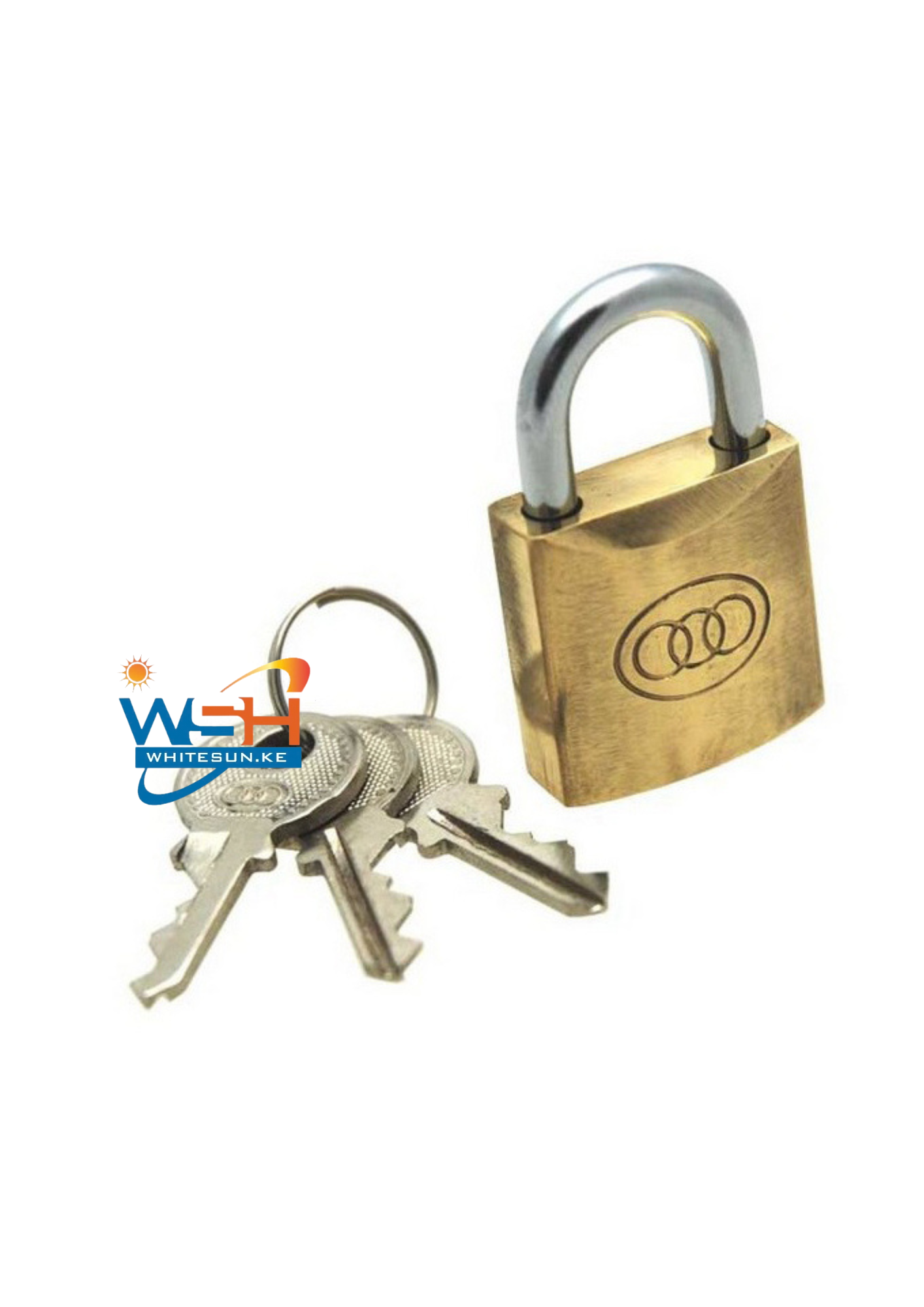 Padlock With 3 Keys 263 Tri Circle