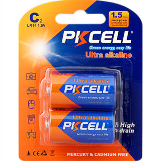 C Size Ultra Alkaline Battery1.5V, 0Hg, PKCELL