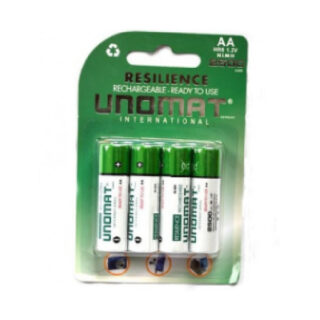 Rechargable Aax4 Batteries Nimh 2600Mah Unomat