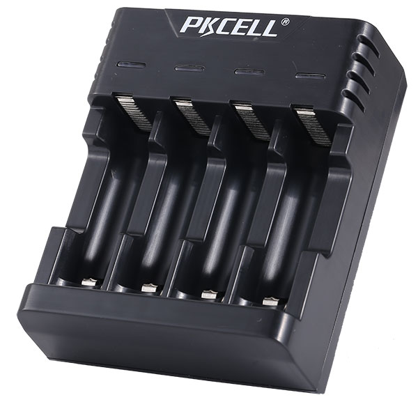 Ni Mh/Ni-Cd Battey Charger,4 Slots, USB Input 5A/2A