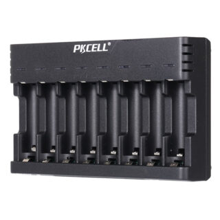 Ni Mh/Ni-Cd Battey Charger,8 Slots, Usb Input USB 5A/2A