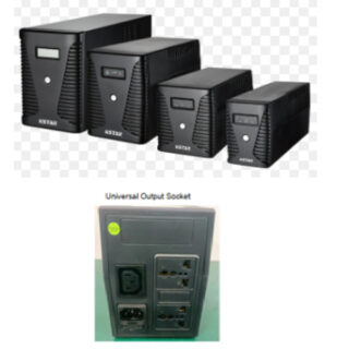 600VA/360W, Line Interactve UPS, LCD, (2xUniversal Output), K-Star