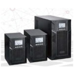 1000VA Online UPS Tower Type, PF0.9, LCD Display, 24VDC Inbuilt 2×9Ah Battery, IEC Sockets, BS Plug – K-Star