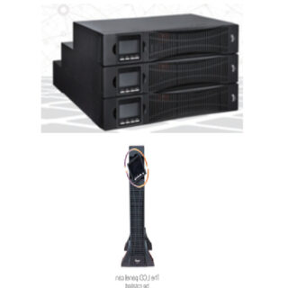 1500VA Online UPS RT, PF0.9, LCD Display, 36Vdc Inbuilt 3*9Ah Battery, IECSockets