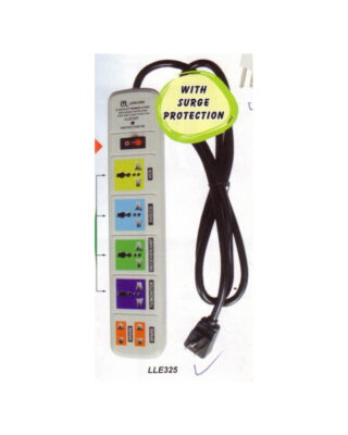 Extension Socket, 1 Switch With Surge Protection