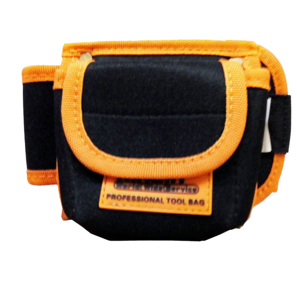 Tool Holders Black With Orange Stripe W/Waist Belt, 7 Socket + 1 Big Pocket - Image 3