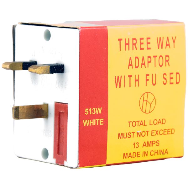 Power Adaptor Plug From Bt To South Africa 13A White