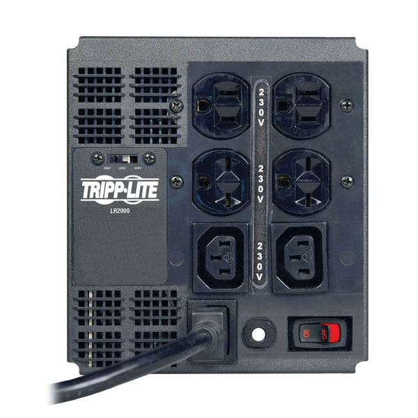Line Conditioner With Iec Recepticals 2000W Tripp-Lite Lr2000 White Hd Plastic - Image 3