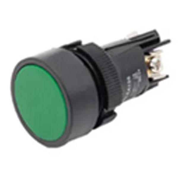 Push Button Switch, Green, 220V Green - Image 3