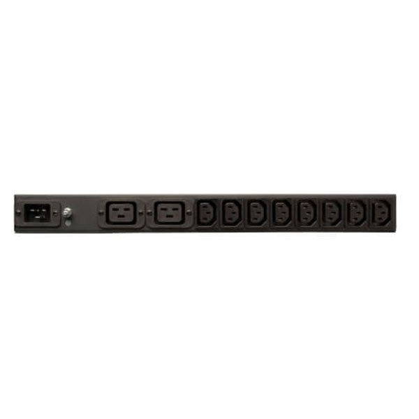 Single-Phase Basic Pdu, 1.6-3.8Kw 16/20A 100-240V, 1U Horizontal Rackmount, 2 C19 And 12 C13 Outlets, C20 Inlet, C20 Input With L6-20P Adapter Tripp-Lite - Image 3