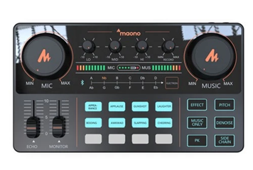 Exteranl sound card MAONOCASTER Lite Portable All-In-One Podcast Production Studio