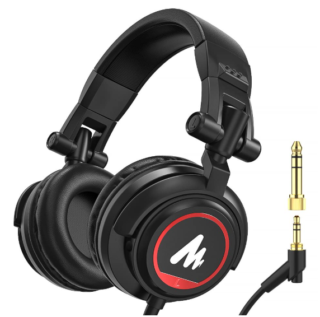 Studio Monitor Headphones Over Ear for Recording MAONO Over-Ear Studio Monitoring Headphones for Recording Studio, Youtuber, Music Creation with 50mm Driver and Lightweight Foldable Design