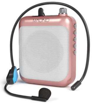Portable voice amplifier