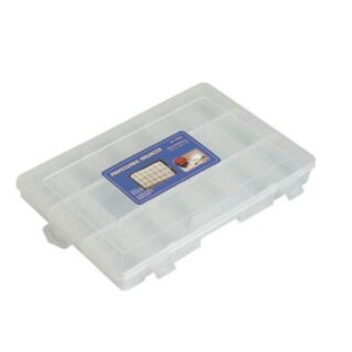 MJ-2083 Tool Box With 18 Compartments, 292X186X42mm