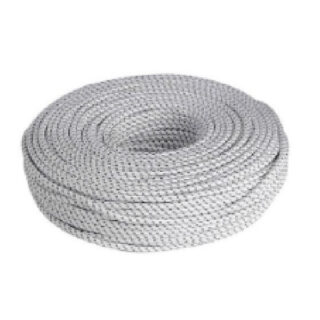 Iron Cable, 3 Core, Cotton Covered Iron Flex 3X0.75Mm Sq 50M Multi Strand 3 Grey
