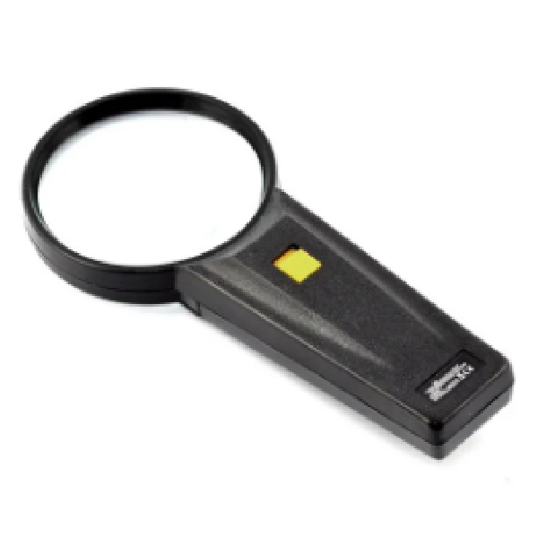 90mm, 21mm (2X, 4X) Illuminated Magnifying Glass Uses 3XLR1130 Batteries