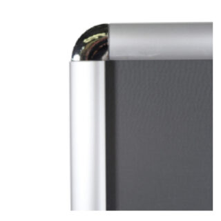 Round Corner Snap Frame 25mm Silver A3