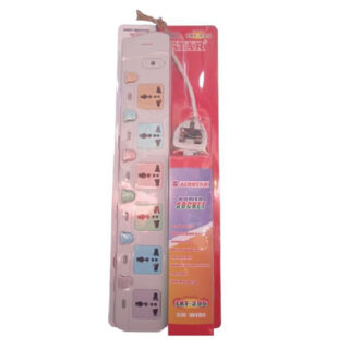 Power Ext N With Surge Protection, Univ Socket 4 Way Airstar