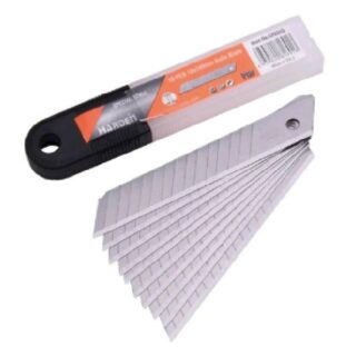 Utility Knife 2Pcs + Blade (10Pcs) Box On Blister Pack