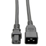 C20 To C13 Power Cable For Computer – Heavy Duty, 15A, 100-250V, 14 Awg, 3 Ft., Black Tripp-LiteC20 To C13 Power Cable For Computer – Heavy Duty, 15A, 100-250V, 14 Awg, 3 Ft., Black