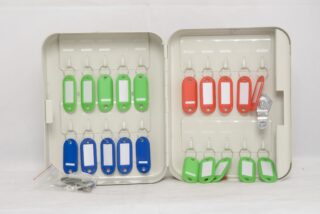 Key Cabinet With Key Tags 20 Keys