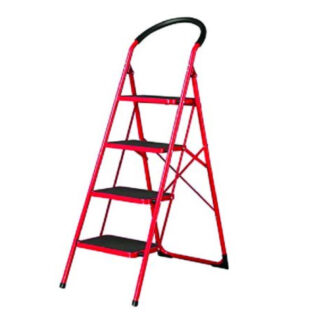 Classic Step Domestic Ladder 4 Step With Platform, Aluminum, Size – H 172cm