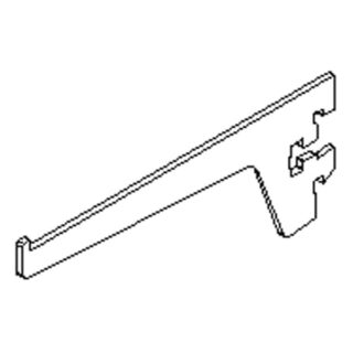 Glass Shelf Bracket with Nut and Screw – Anthracite, 150mm, Ebco