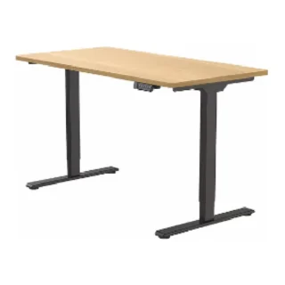 Height Adjustable Table Size 1200*600*18mm, Single Motor Top – (Black/Walnut/Maple/Oak)