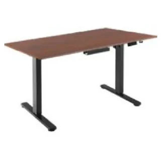 Height Adjustable Table Size 1400*700*18mm, Dual Motor Top – (Black/Walnut/Maple)