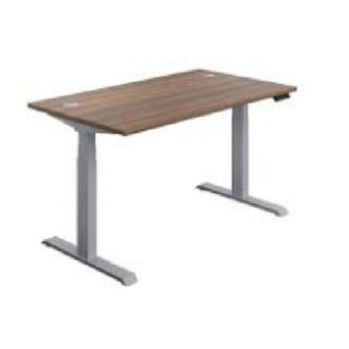 Height Adjustable Table Size 1600*750*18mm, Dual Motor Top- (Black/Walnut/Maple)