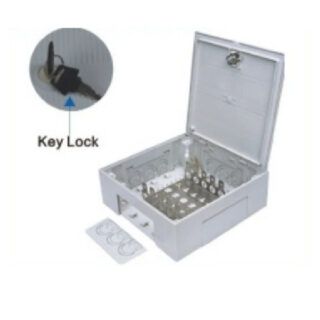 50Pairs Distribution Box With Key Lock Size 216*216*75Mm Netlink