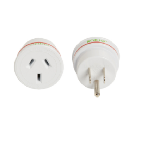 Adaptor Plug Australian To Us 3 Pin Earth Minwa