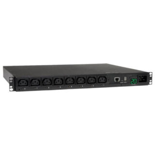 3.3-3.8Kw Single-Phase Switched Pdu, Lx Platform Interface, 208/220/230/240V Outlets (8 C13), C20 / L6-20P Input, 8Ft Cord, 1U Rack-Mount, Taa Tripp-Lite