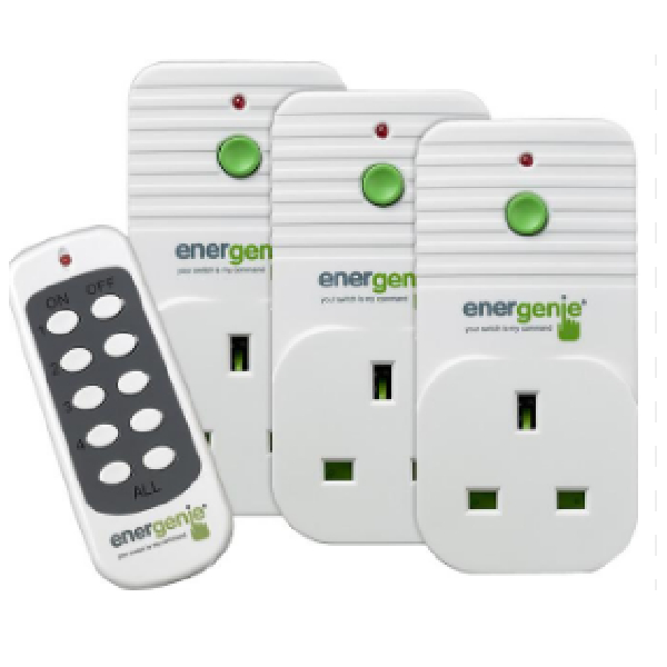 Radio Controlled Socket 3Pcs/Box With Remote Energenie