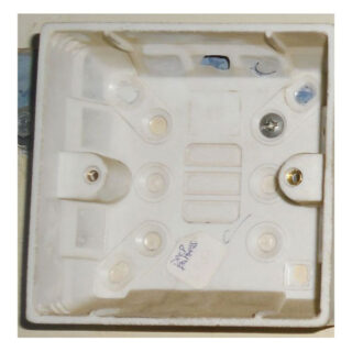 Plastic Pattress Double 3X6 85X148X30Mm Sunpower