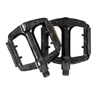 MTB Pedals, Alu Alloy Boxy, Steel Axle,Anti Skid, 102*105*20mm, 407g(Pair)