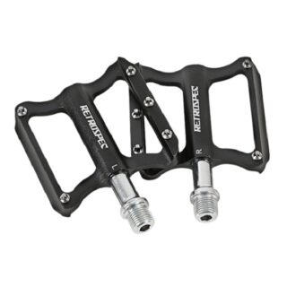 MTB Pedals Alu Alloy CNC & Bearings, Antiskid, 82*84*18mm, 278g (Pair)