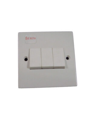 On / Off Switch, 3 Gang 3Way