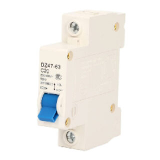 1 Pole Miniature Circuit Breaker C20 Breaking Capacity-6KA